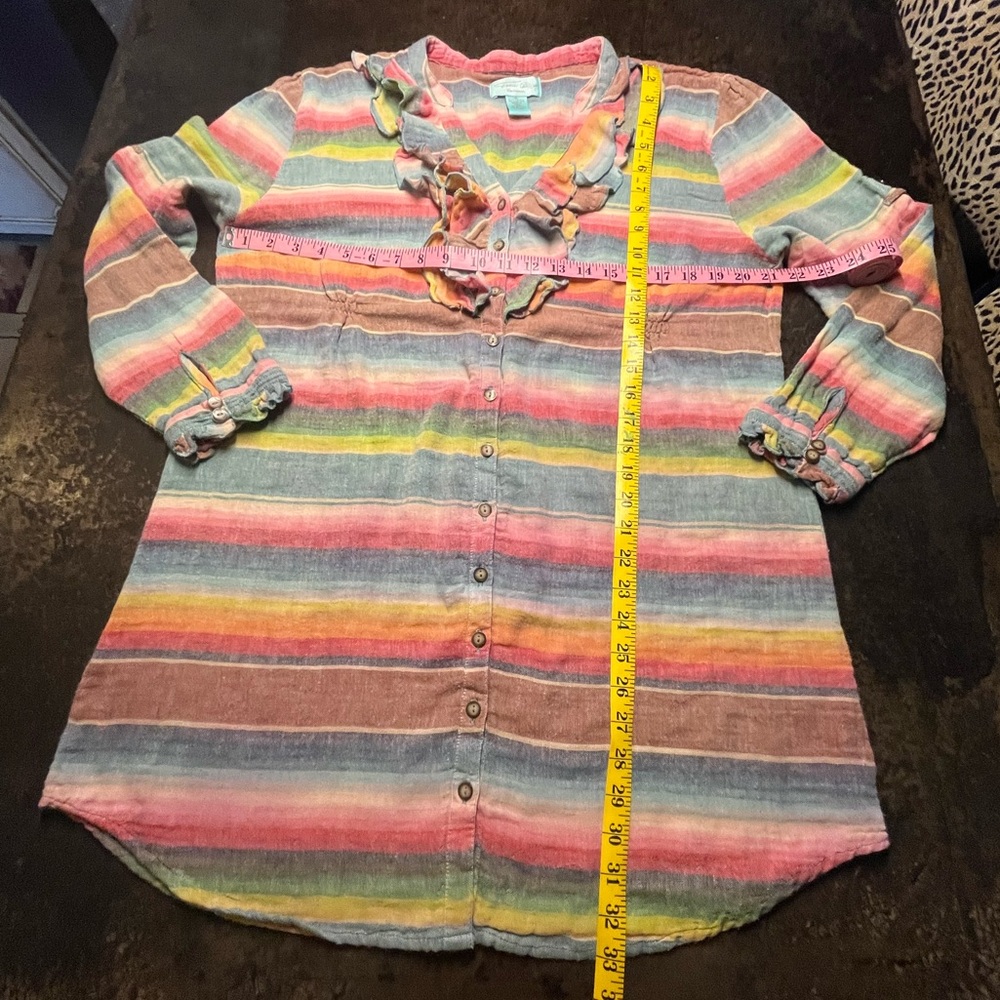 Tasha Polizzi Striped Shirt Dress, XL - Picture 4 of 6